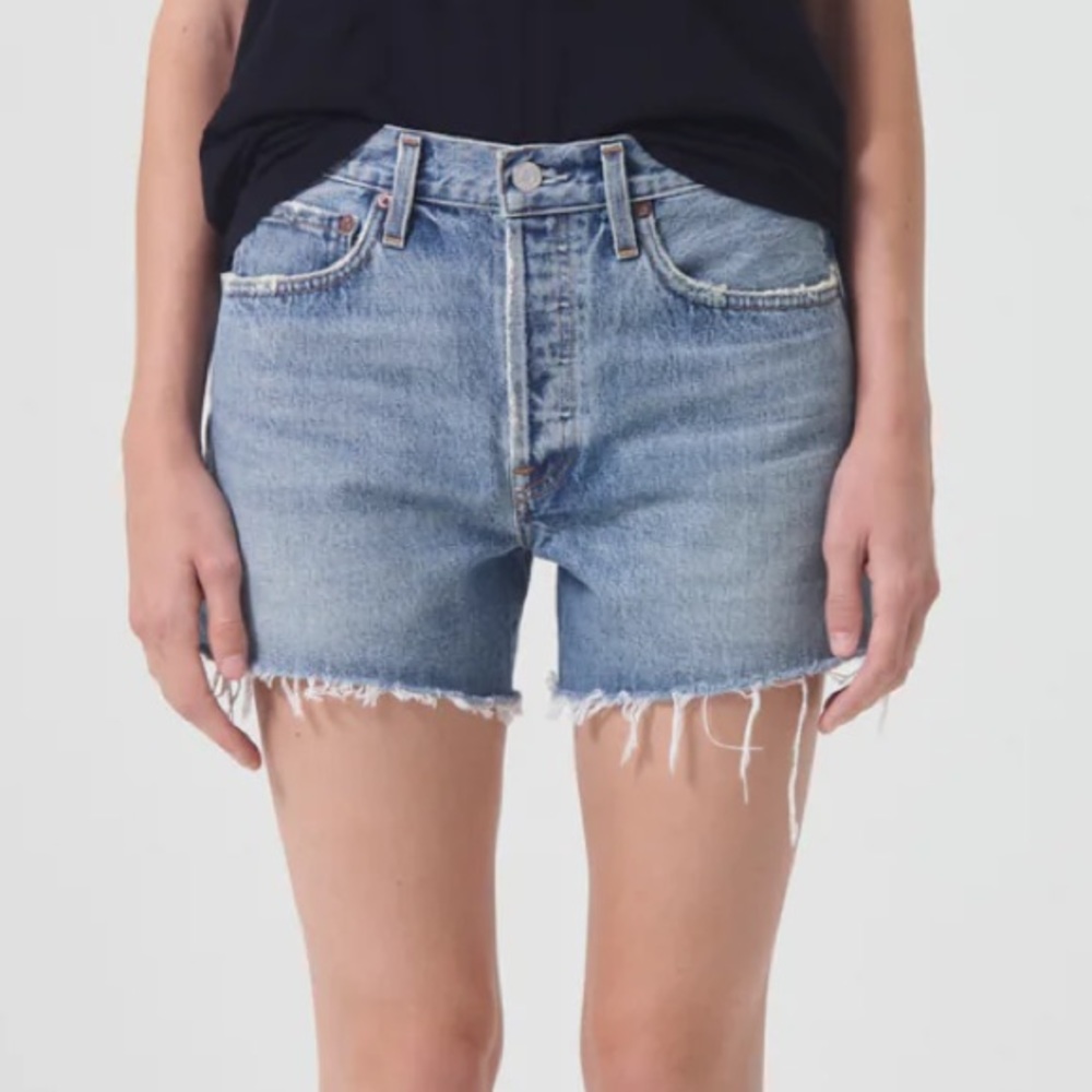 AGOLDE Parker denim shorts